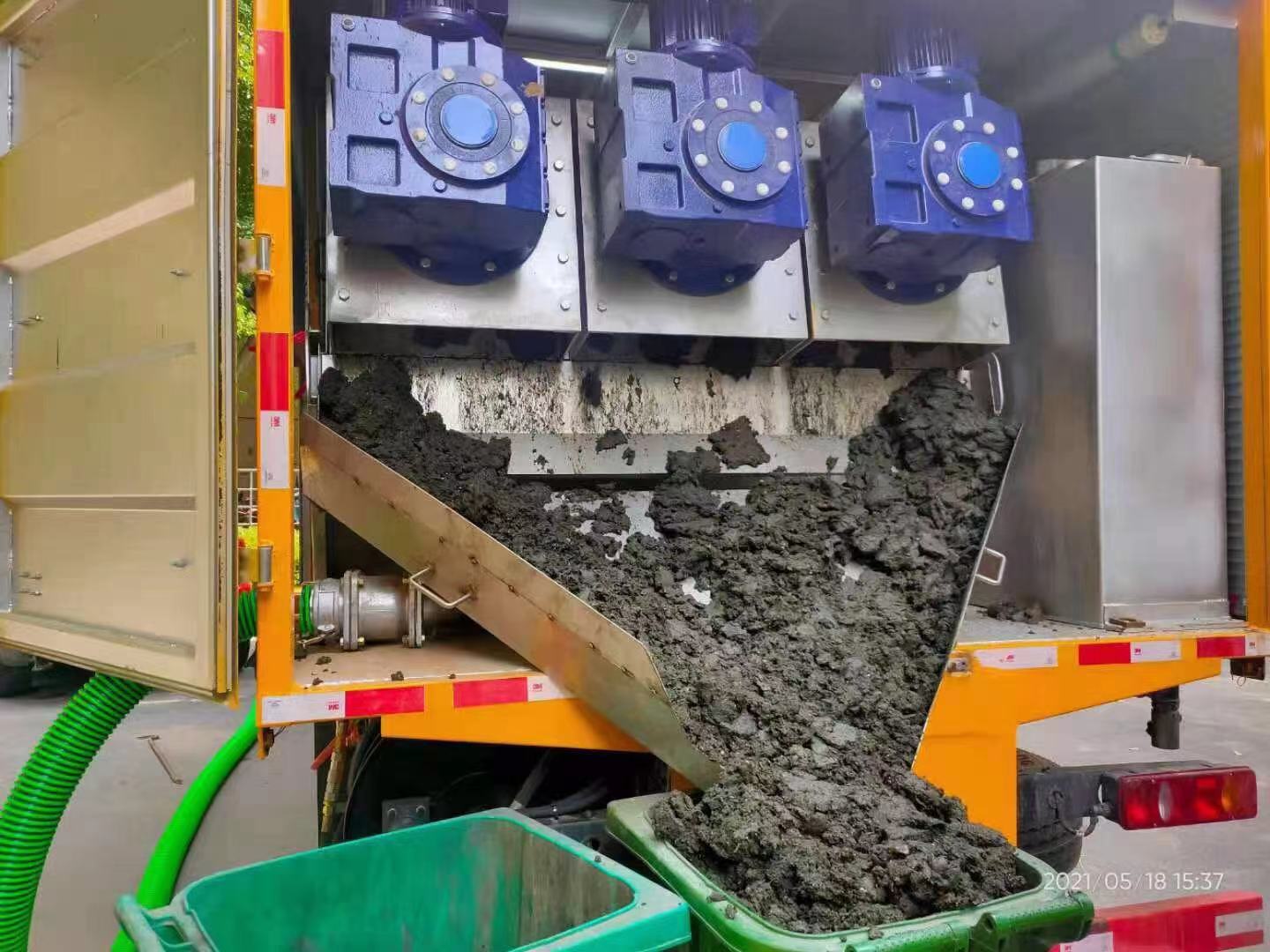 江陵化粪池清掏城市维护站-泥浆净化干湿分离处理
